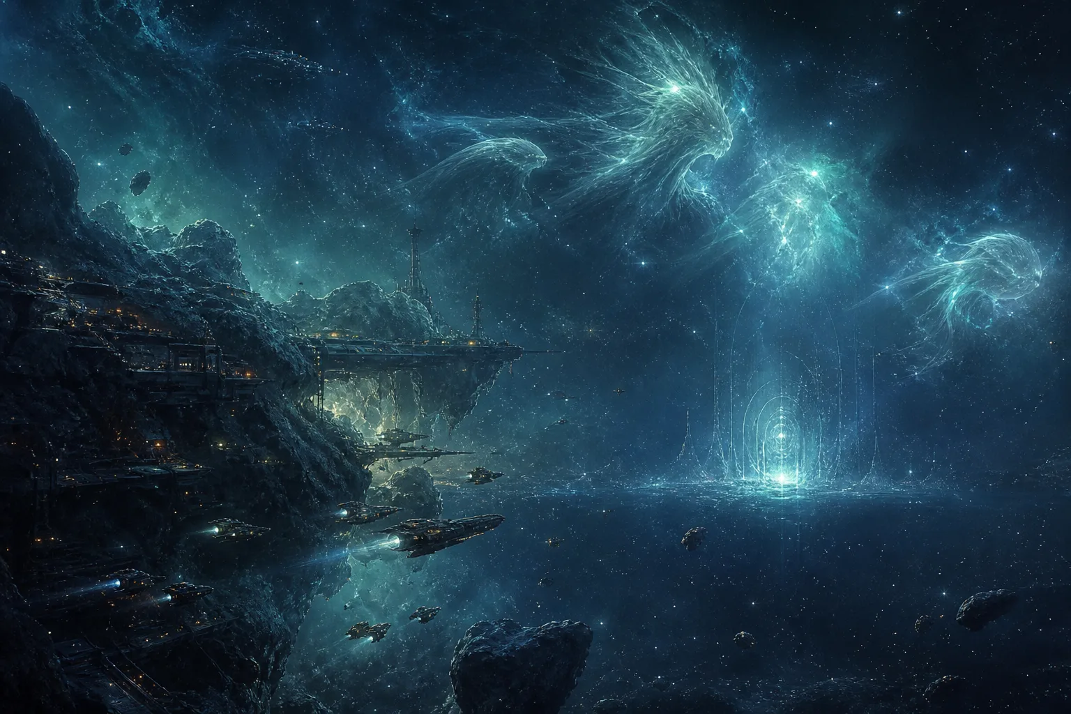 A half-physical expanse of echoes