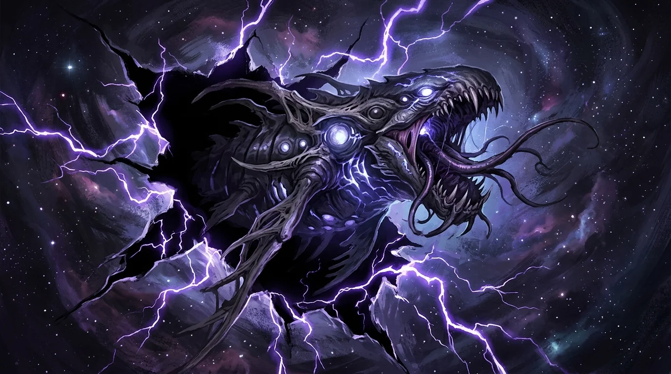 Threats rising from a void tear